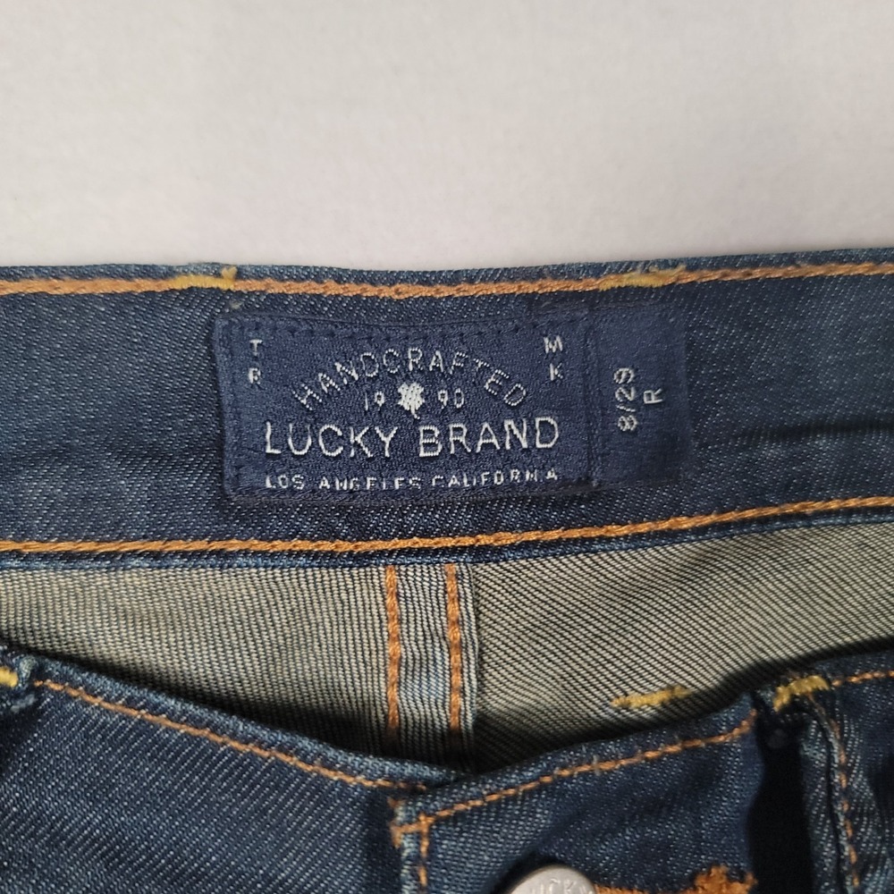 Lucky Brand Women Sweet N Low Bootcut Jeans Size 8 Blue Mid Rise Denim - Picture 4 of 16